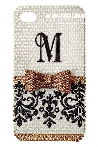 Monogram bling iniziale strass - monogram,