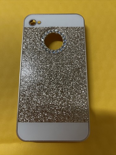 Custodia oro glitter con